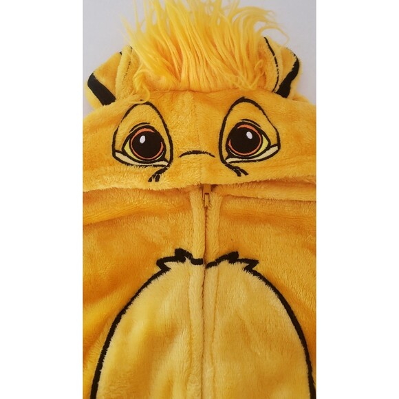 Disney Unisex Coverall Toddler 2T Lion King Simba Plush Halloween Costume - Picture 3 of 7